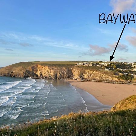 Baywatch Mawgan Porth Spacious Home Sleeps 9, Games Room, Parking & Garden Zewnętrze zdjęcie